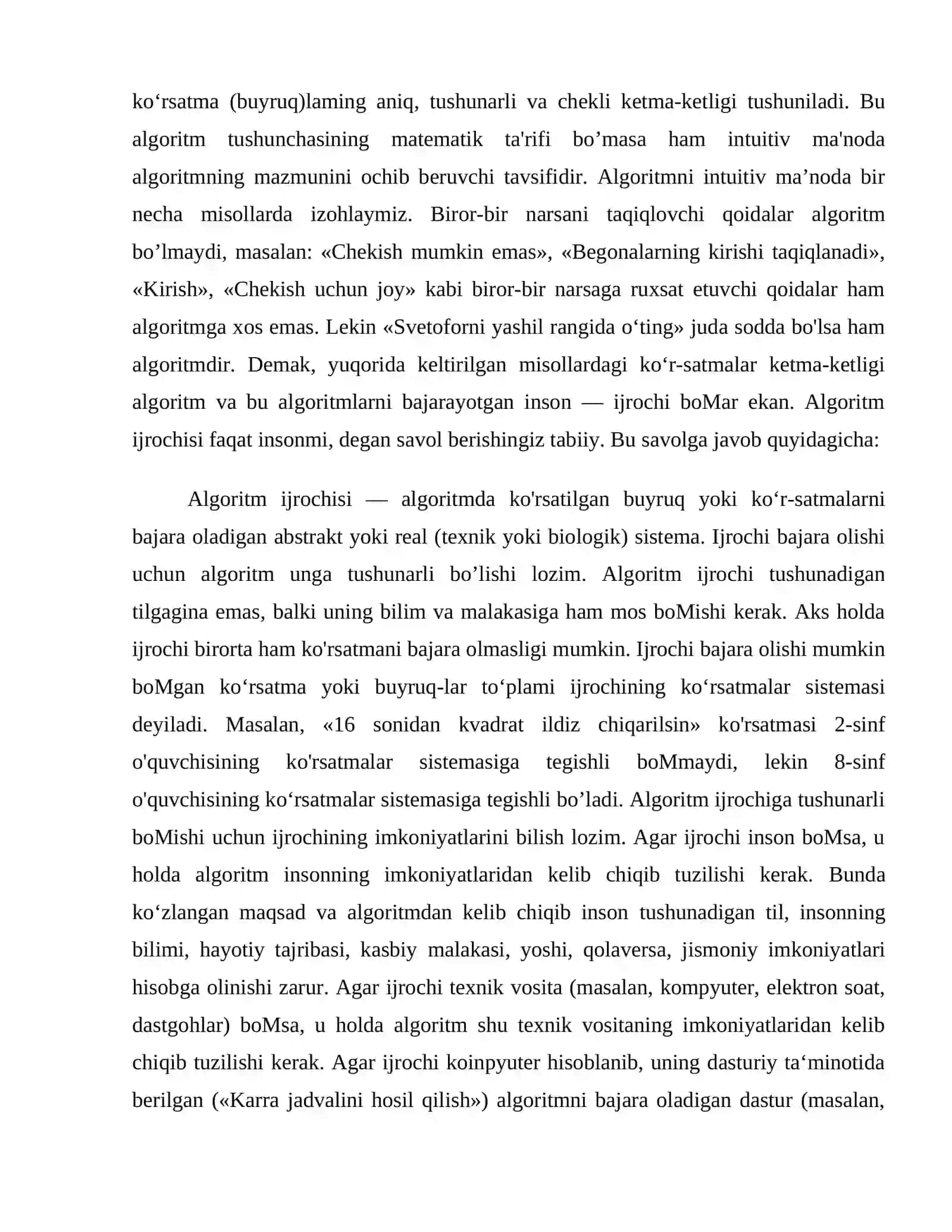 Chekli avtomatlar algoritmlari 4