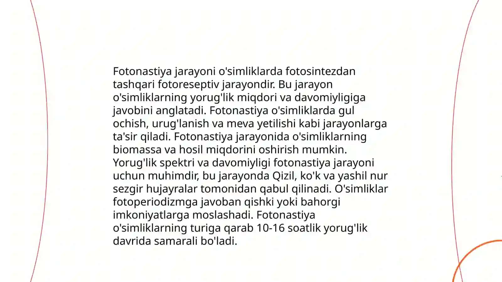 O’simliklarning fototropizm, fotonastiya geotropizm hodisalarini kuzatish 4