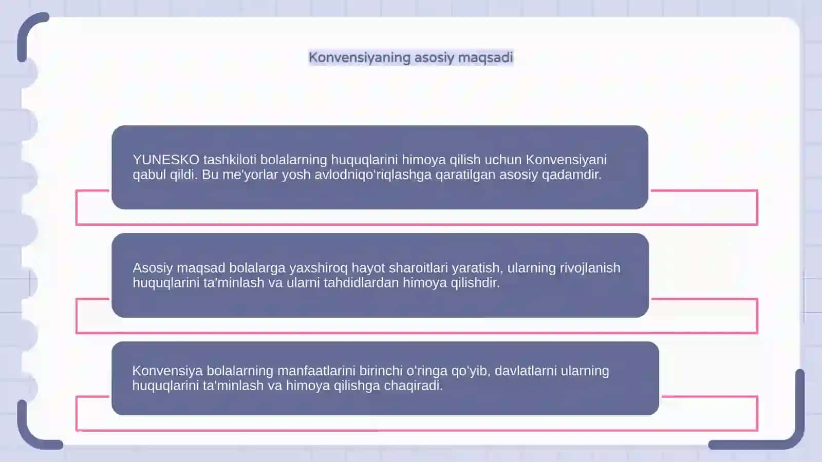 YUNESKO va Bolalar Huquqlari Konvensiyasi 4