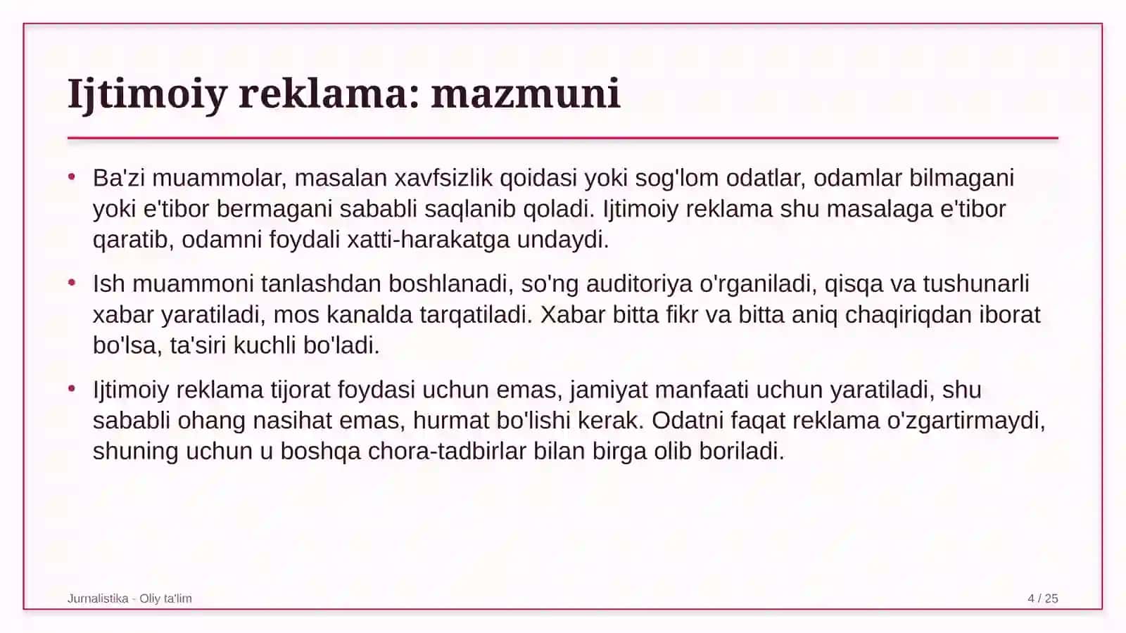 Boshqaruv servis kompaniyalarida ijtimoiy reklama 4
