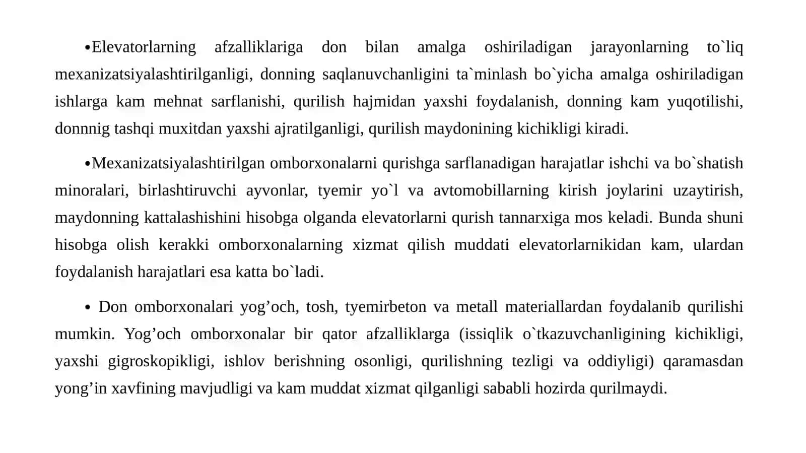 Don omborxonalarinnig tasnifi va asosiy ko`rsatkichlar 4