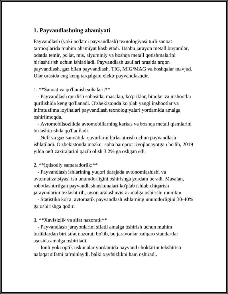 Payvandlash texnologiyasi 4