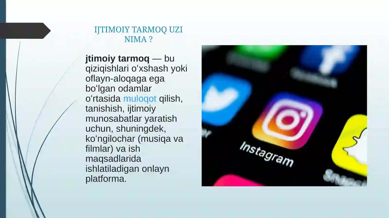 O’ZBEKISTONDA IJTIMOIY TARMOQLARNING RIVOJLANISHI 4
