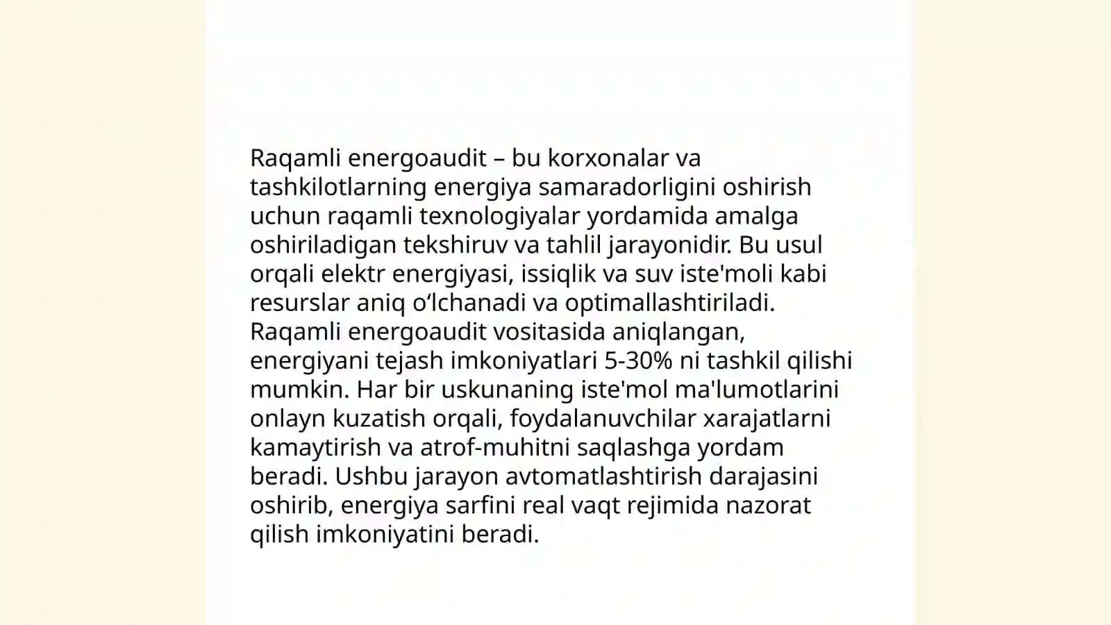 Raqamli energetika tushunchasi va pog'onala 4