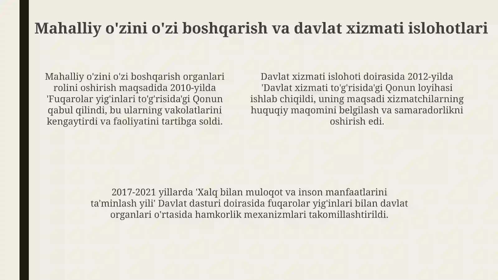 Mustaqillik yillarida davlat boshqaruvi islohotlari 4