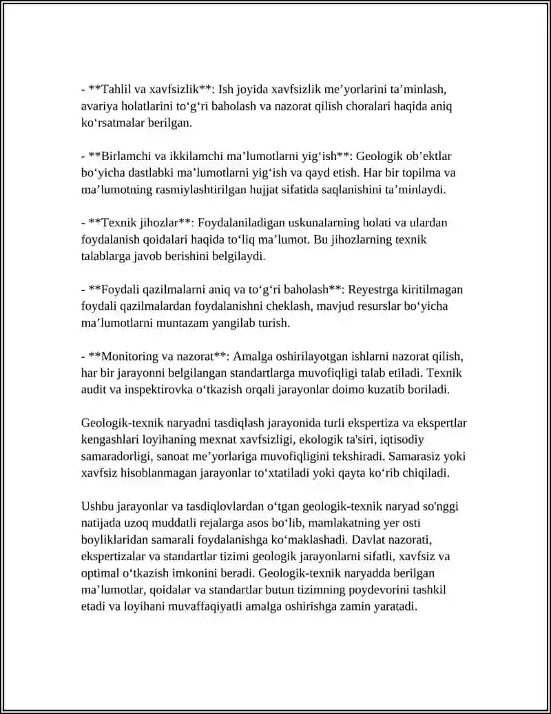 Geologik-texnik naryad tuzish 4