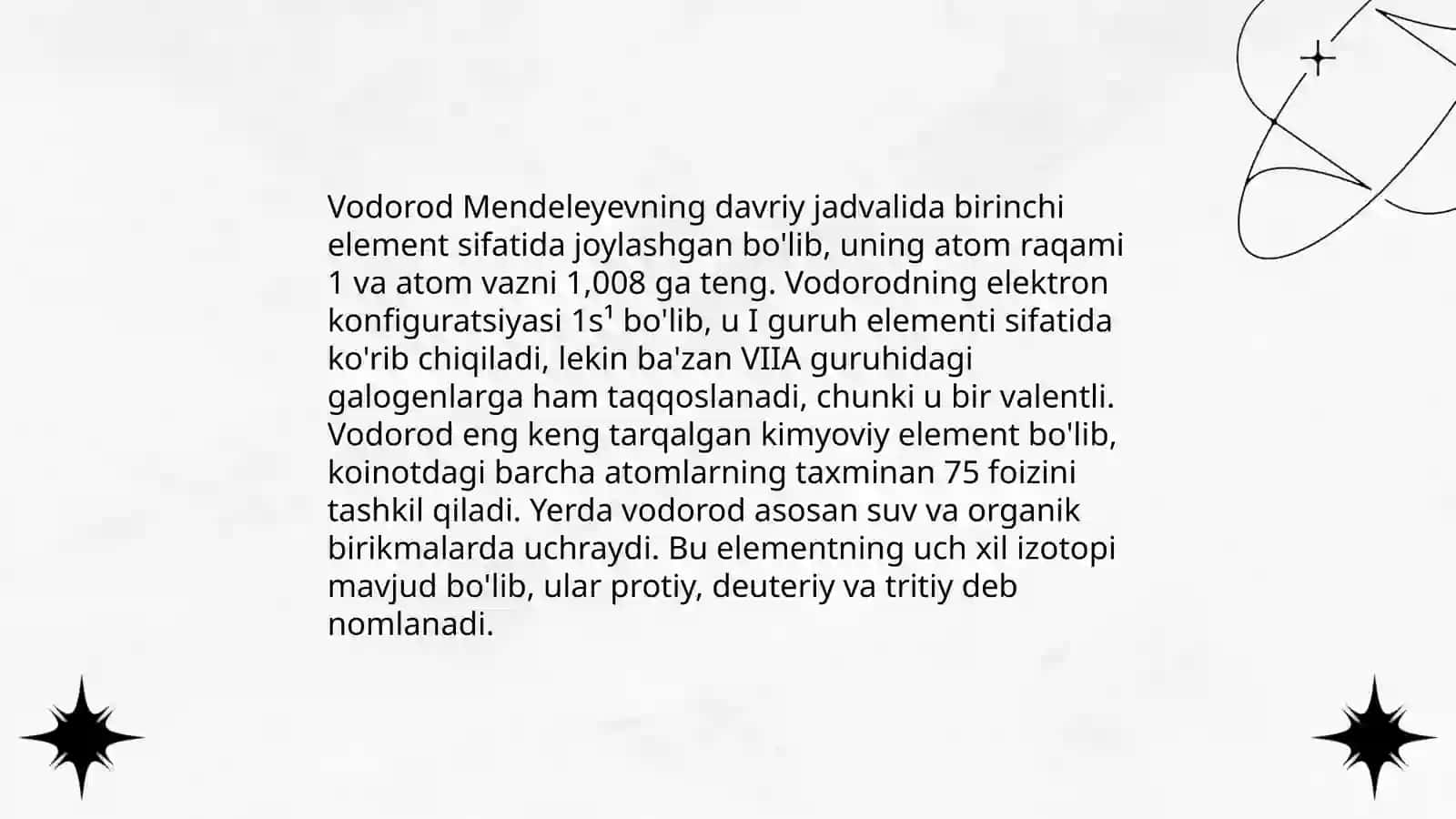 1A guruh elementlari 4