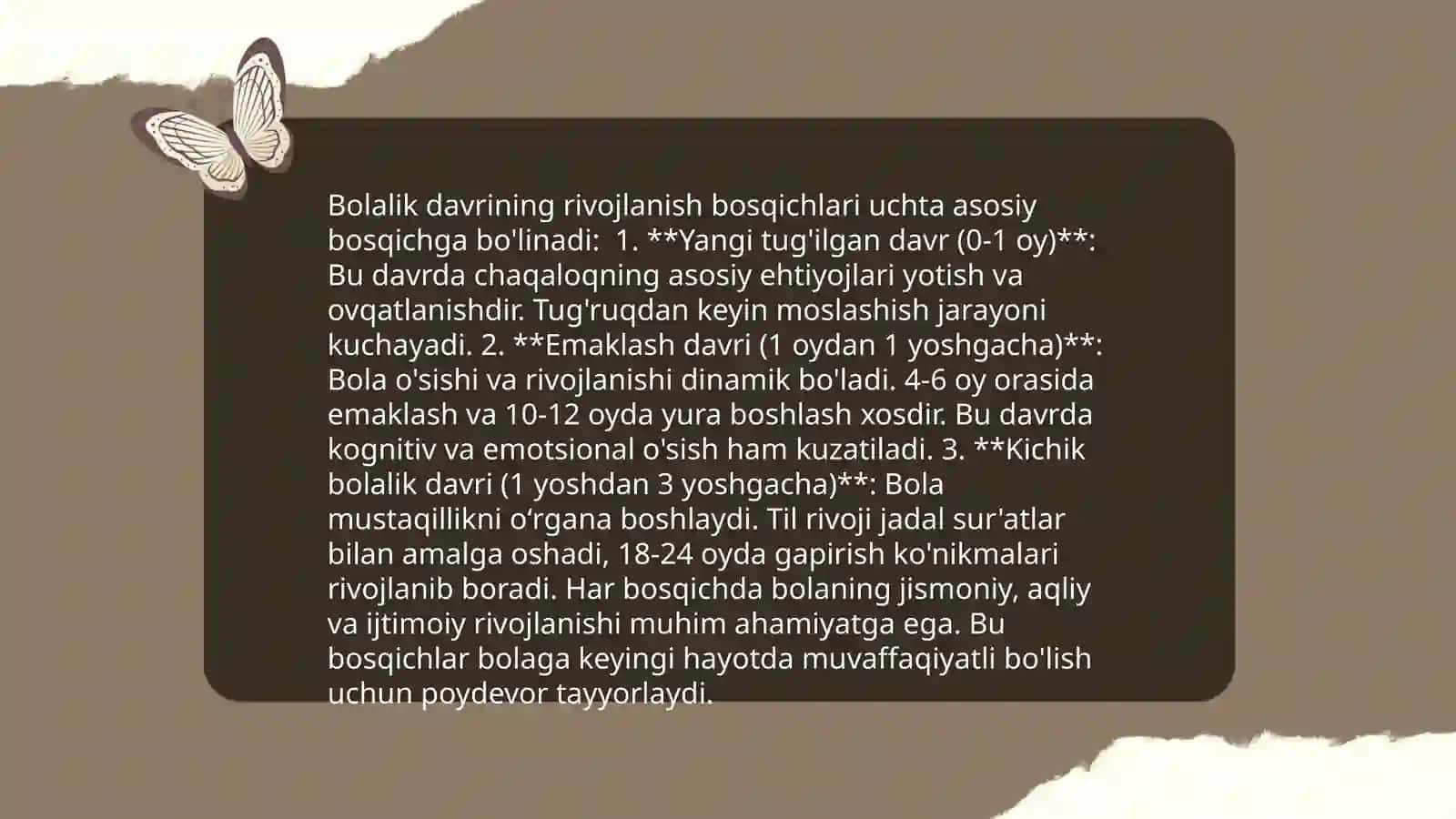 Yosh davrlarining psixologik xususiyatlari 4