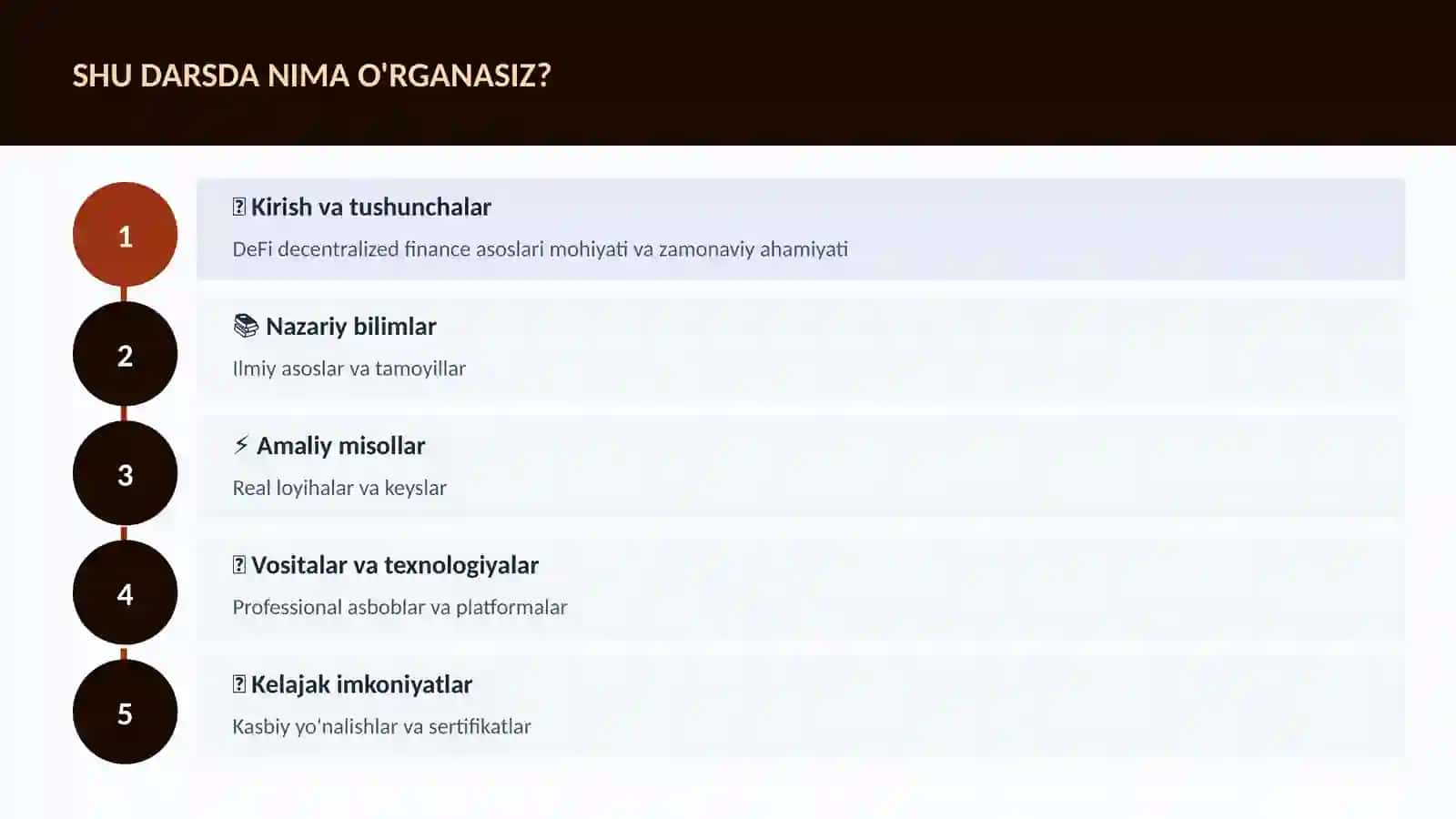 DeFi decentralized finance asoslari 4