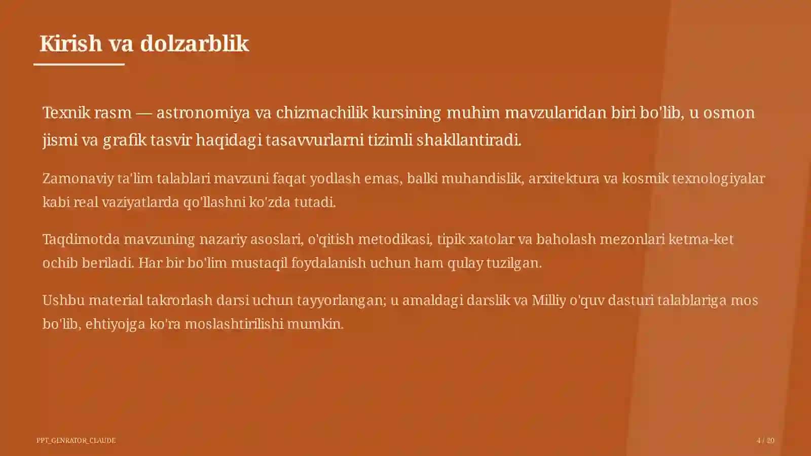 Texnik rasm (8-sinf) 4
