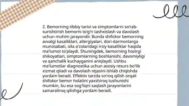 Yurak qon tomir kasalligi bilan bemorlarni tekshirish usullari 4