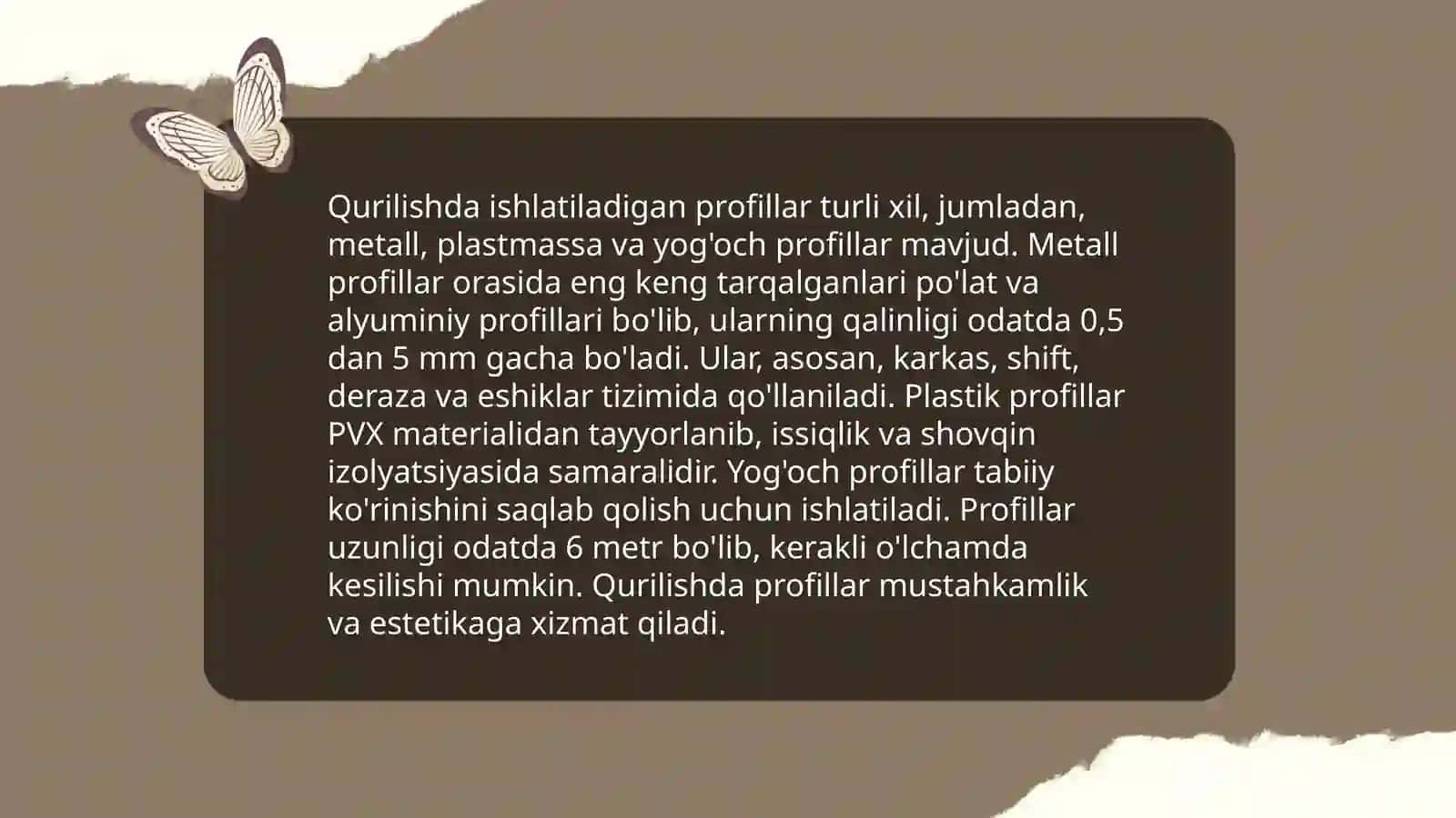 Sortament profillari 4