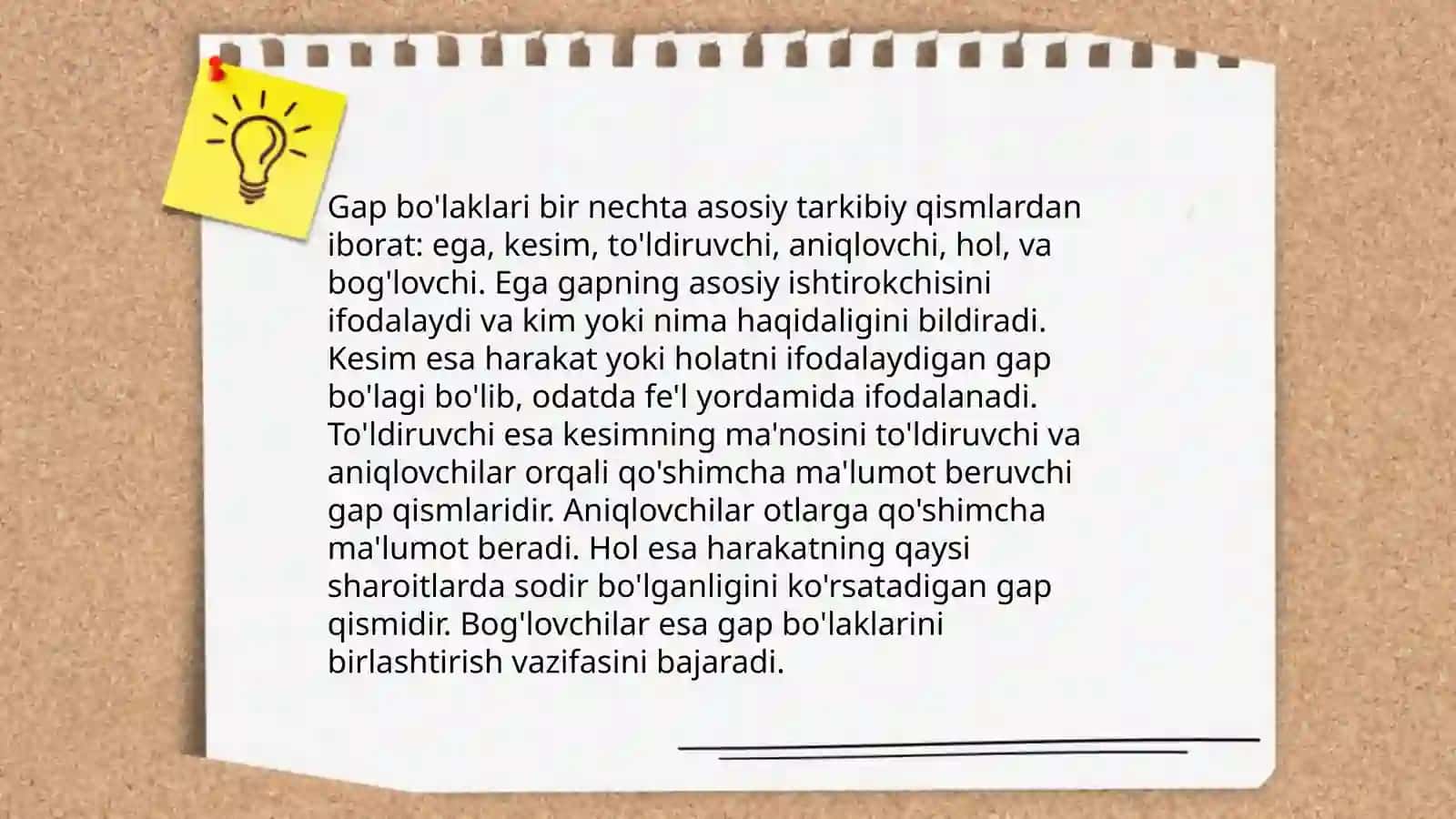 Sodda gap tuzilishi 4