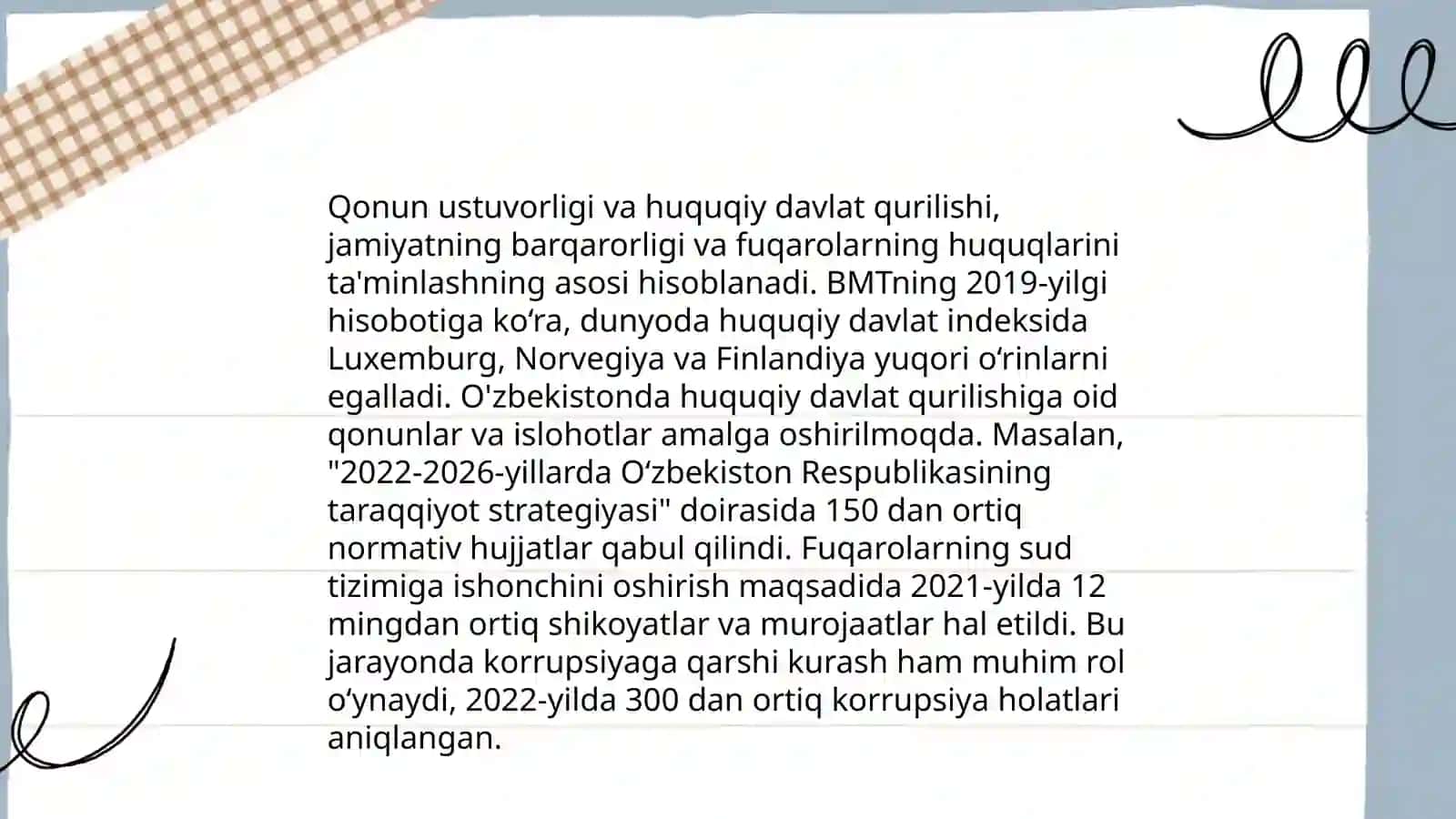 O’zbekistonda demokratik, fuqarolik jamiyati asoslarining shakllanishi, amalga oshirilgan siyosiy islohotlar 4