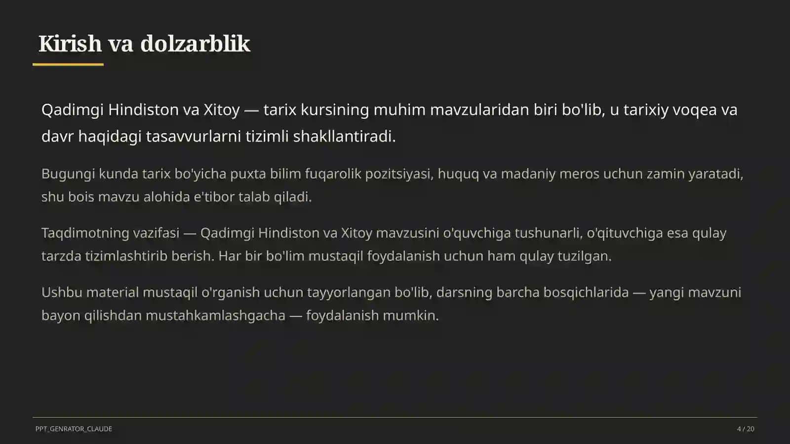 Qadimgi Hindiston va Xitoy (6-sinf) 4