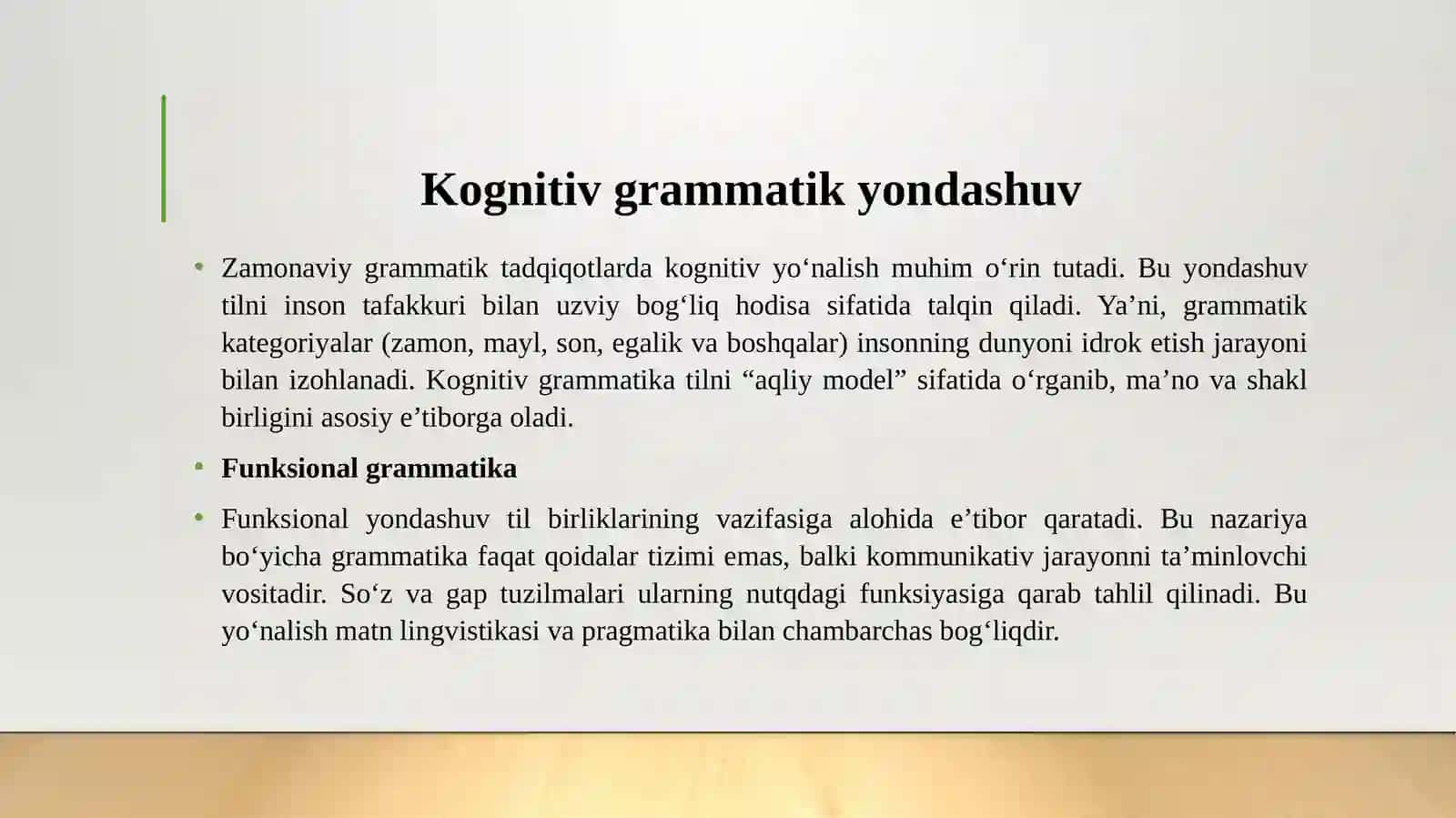 Nazariy grammatik tadqiqotlarning zamonaviy yo‘nalishlari va istiqbollari 4