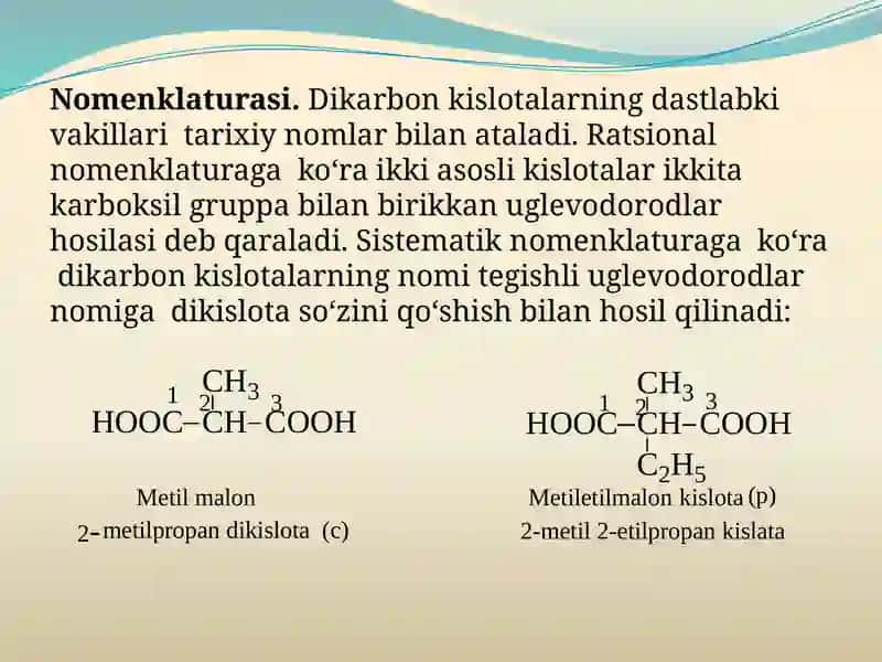 Ikkiasoslikarbonkislotalar 4