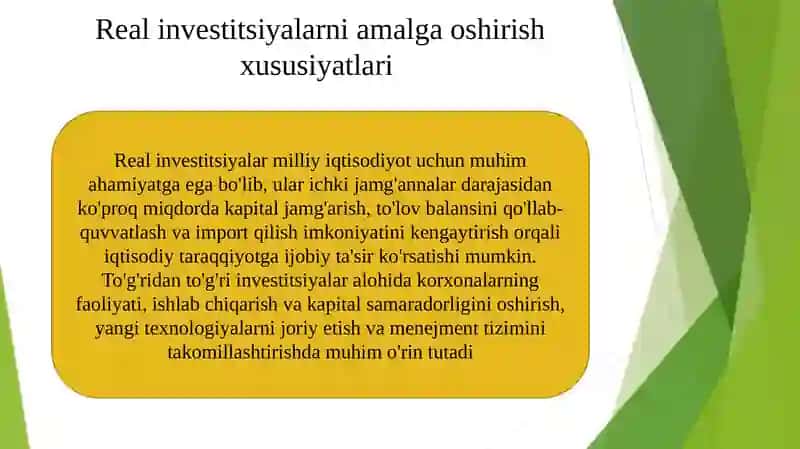 Investitsion faoliyatning tashkiliy strategiyasiReja 4