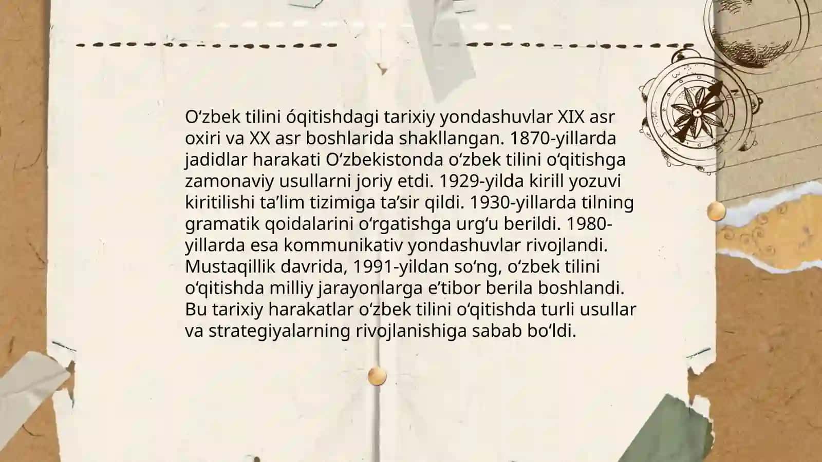 Ona tilini óqitish metodikasi fanining tarixiy shakillanishi va rivojlanishi 4