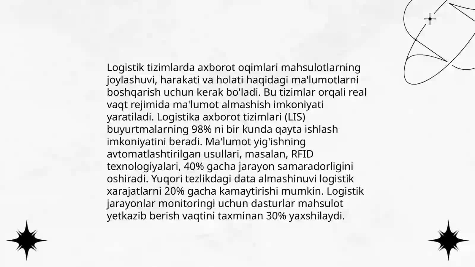 Axborot logistikasi asoslari 4