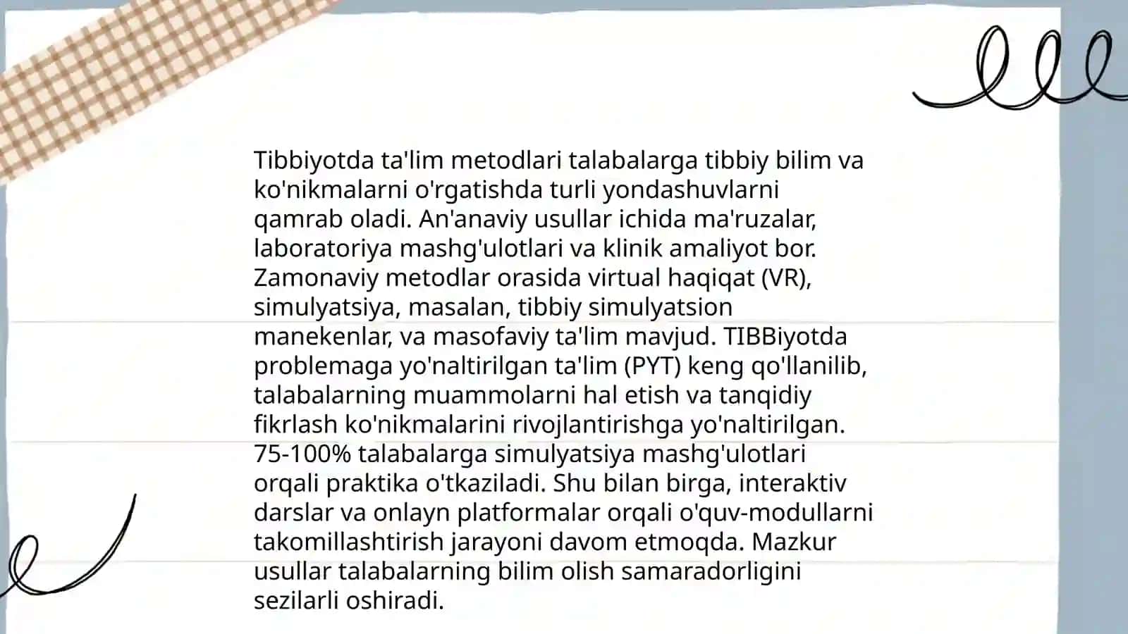 Shifokorlik pedagogikasi asoslari 4