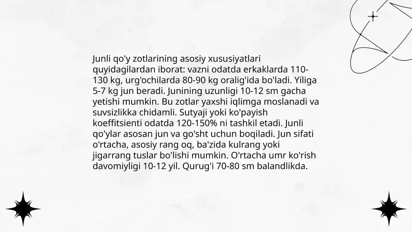 Mayin Junli Qo'y zotlari 4