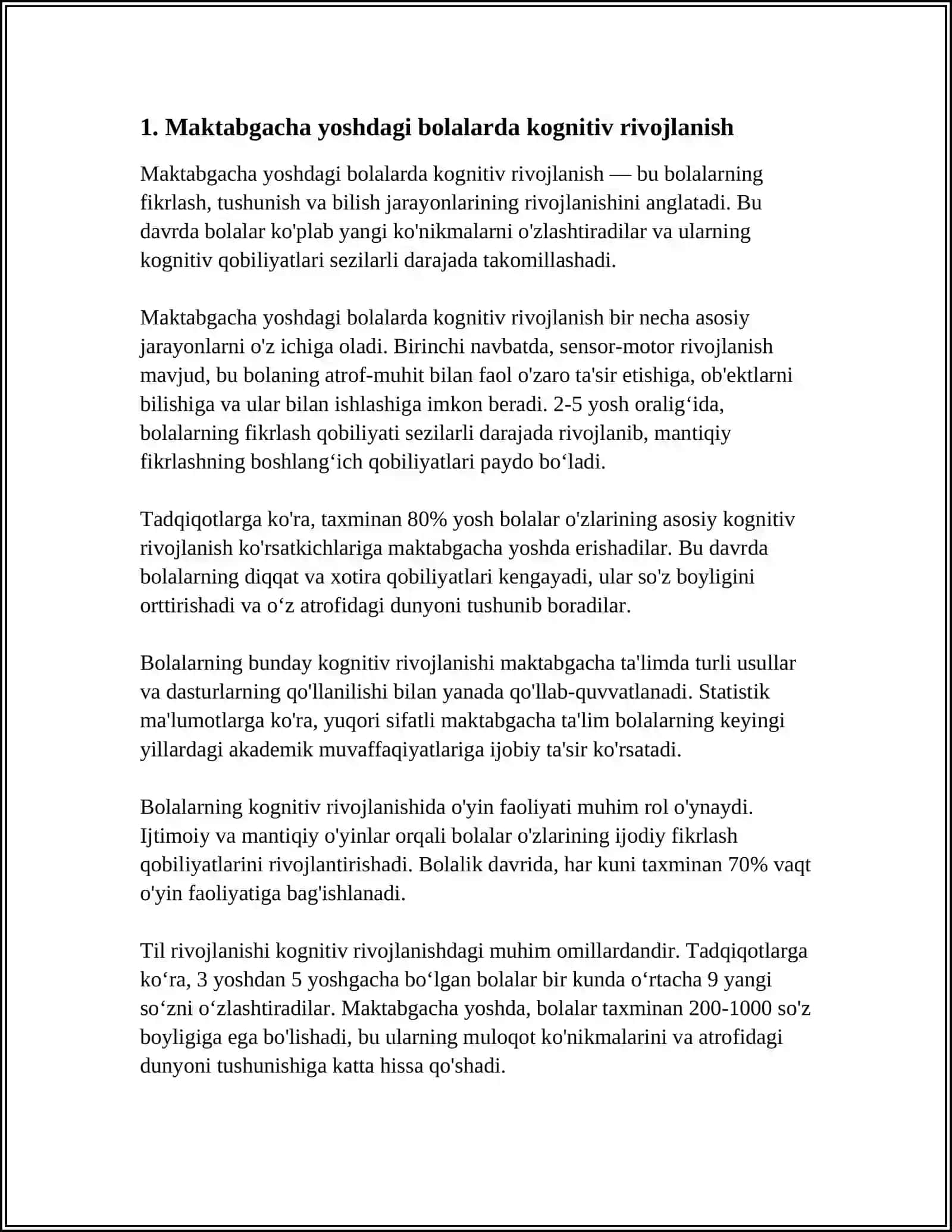 MAKTABGACHA YOSH DAVRIDA PSIXIK RIVOJLANISH XUSUSIYATLARI 4