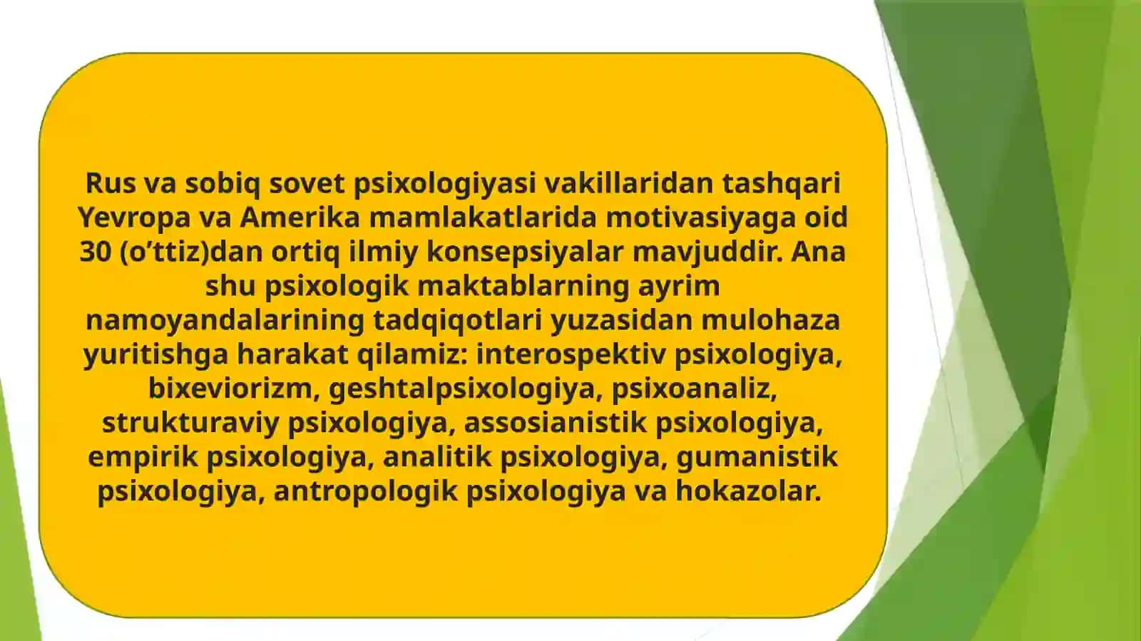 Motivasiya.Motivasiya vamotivlarning nazariy muammolari 4