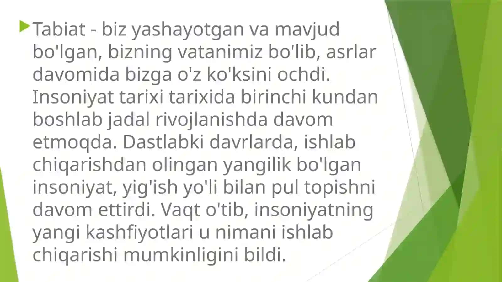 Tabiiy va sun'i mahsulotlar 4