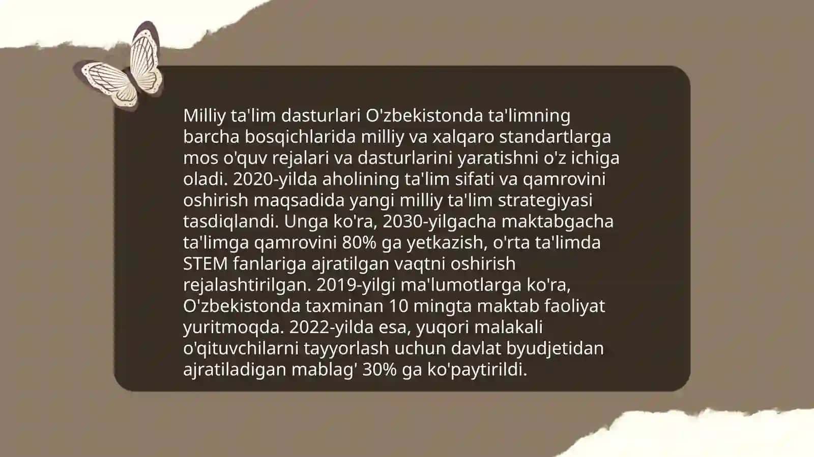 O‘zbekistonda ta’lim rivojining o‘ziga xos xususiyatlari 4