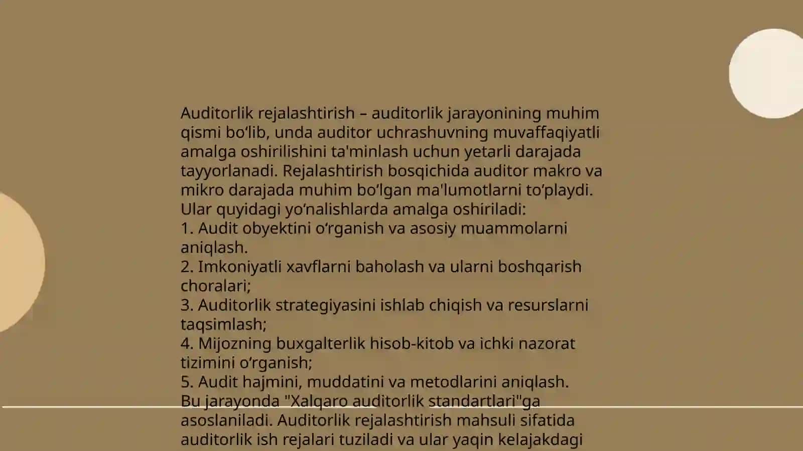 Auditorlik faoliyati asoslari 4