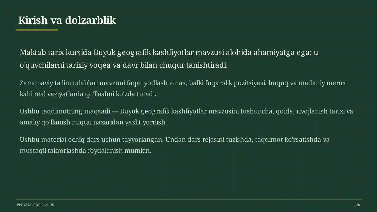 Buyuk geografik kashfiyotlar (8-sinf) 4