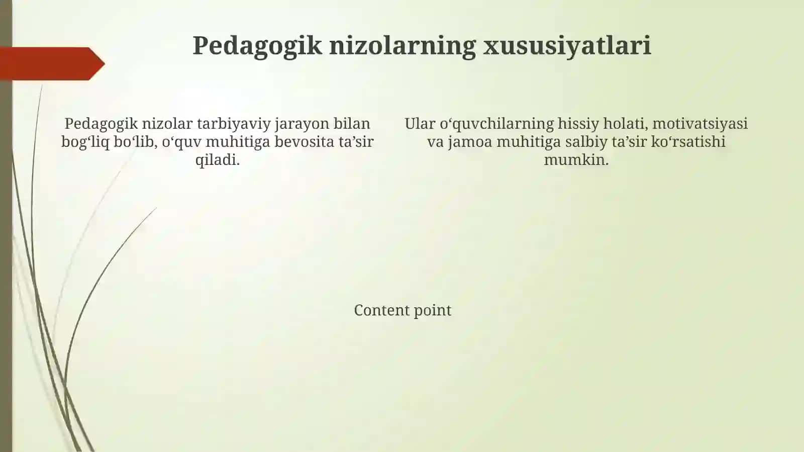 Pedagogik nizo va ularni bartaraf etish texnologiyasi 4