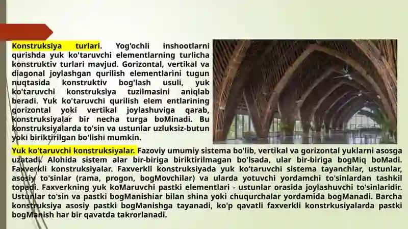 MURAKKAB  XOLATDA  TA’SIR ETUVCHI  YUKLARNI  YOG’OCH KONSTRUKSIYALARGA  TA’SIRI 4