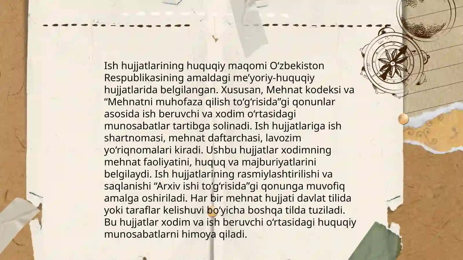 Ish hujjatlari va ularga qoʻyiladigan talablar 4