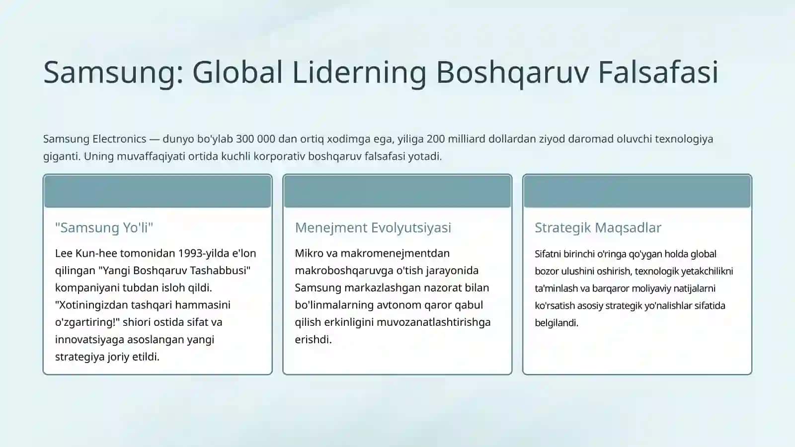 Korporativ boshqaruvning zamonaviy iqtisodiyotdagi o'rni va ahamiyati 4