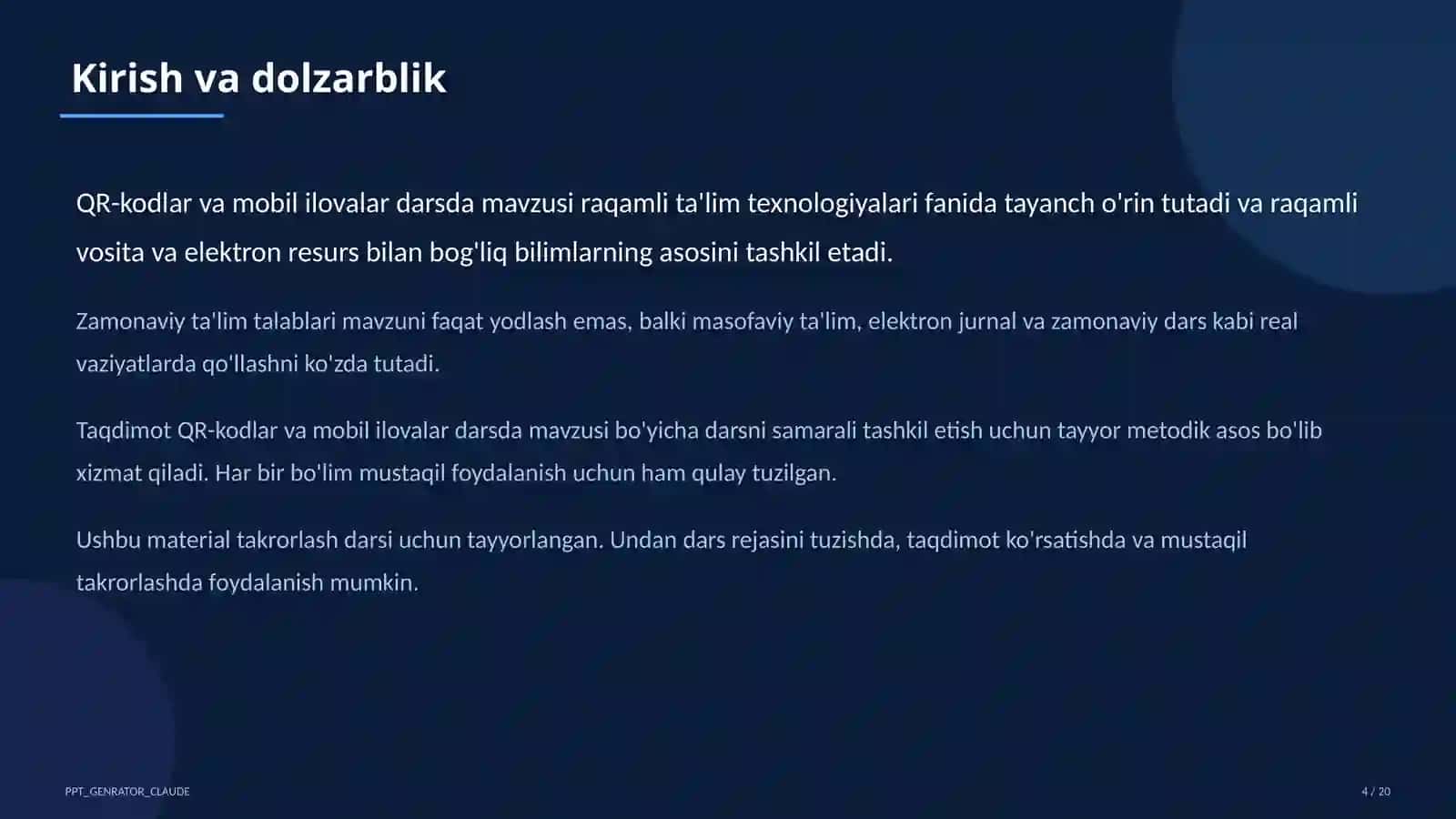 QR-kodlar va mobil ilovalar darsda 4