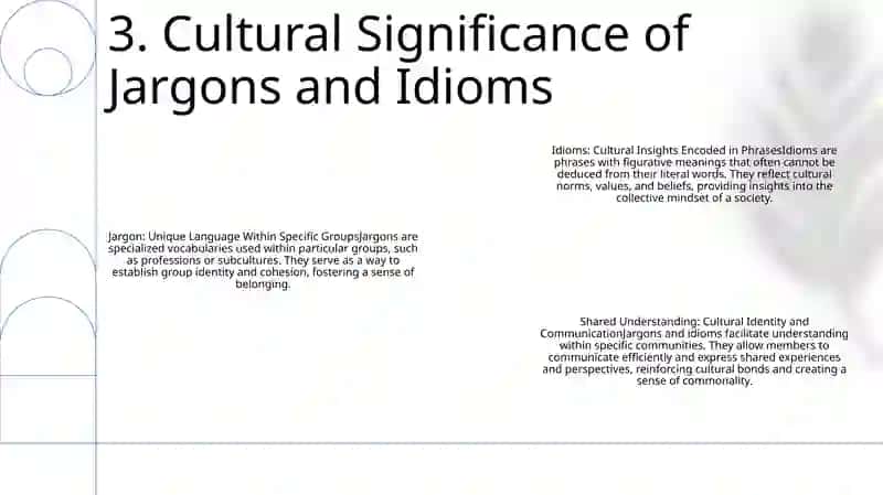 Jargons And Idiomatic Expressions 4