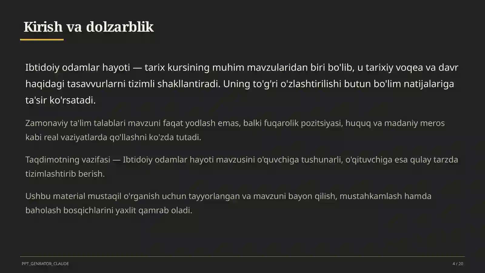 Ibtidoiy odamlar hayoti (5-sinf) 4