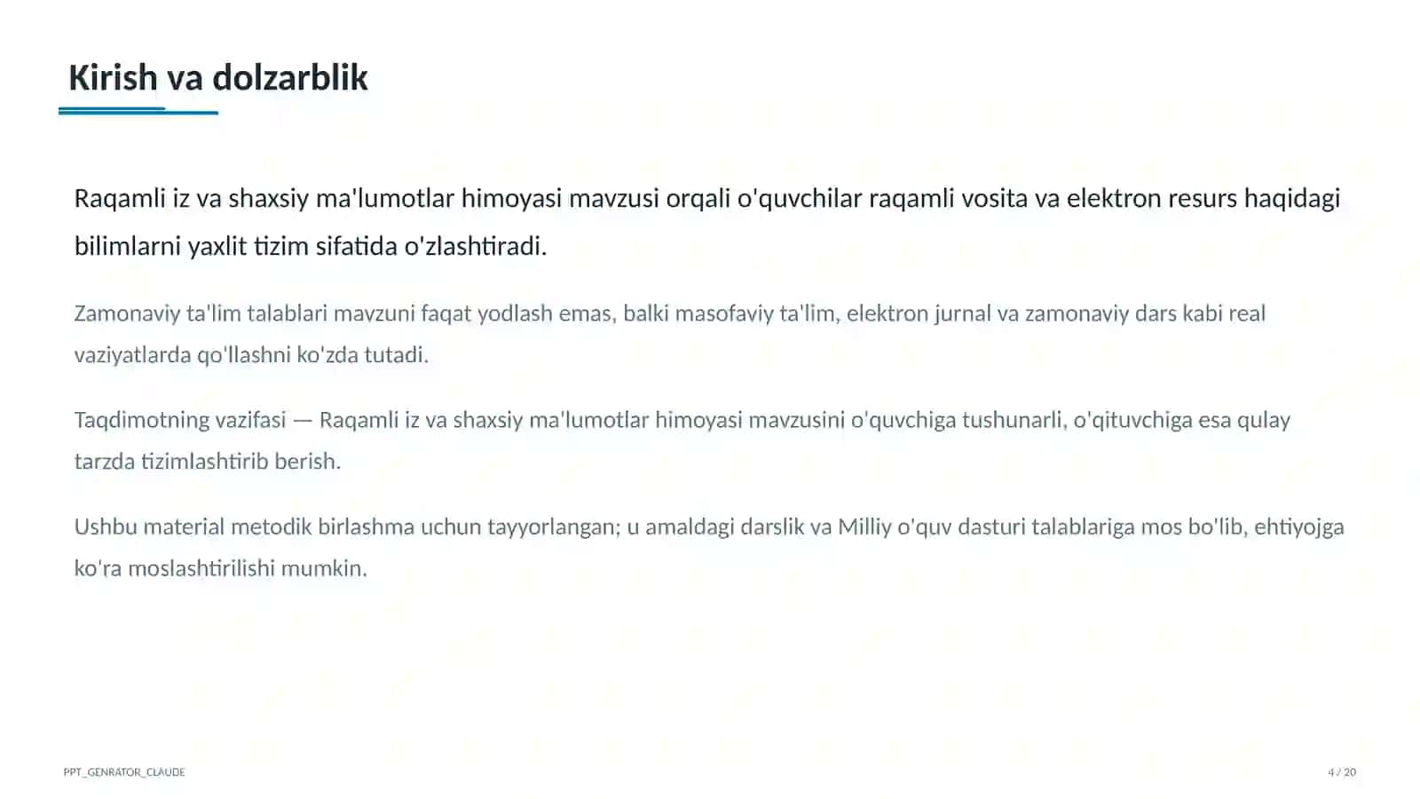 Raqamli iz va shaxsiy ma'lumotlar himoyasi 4