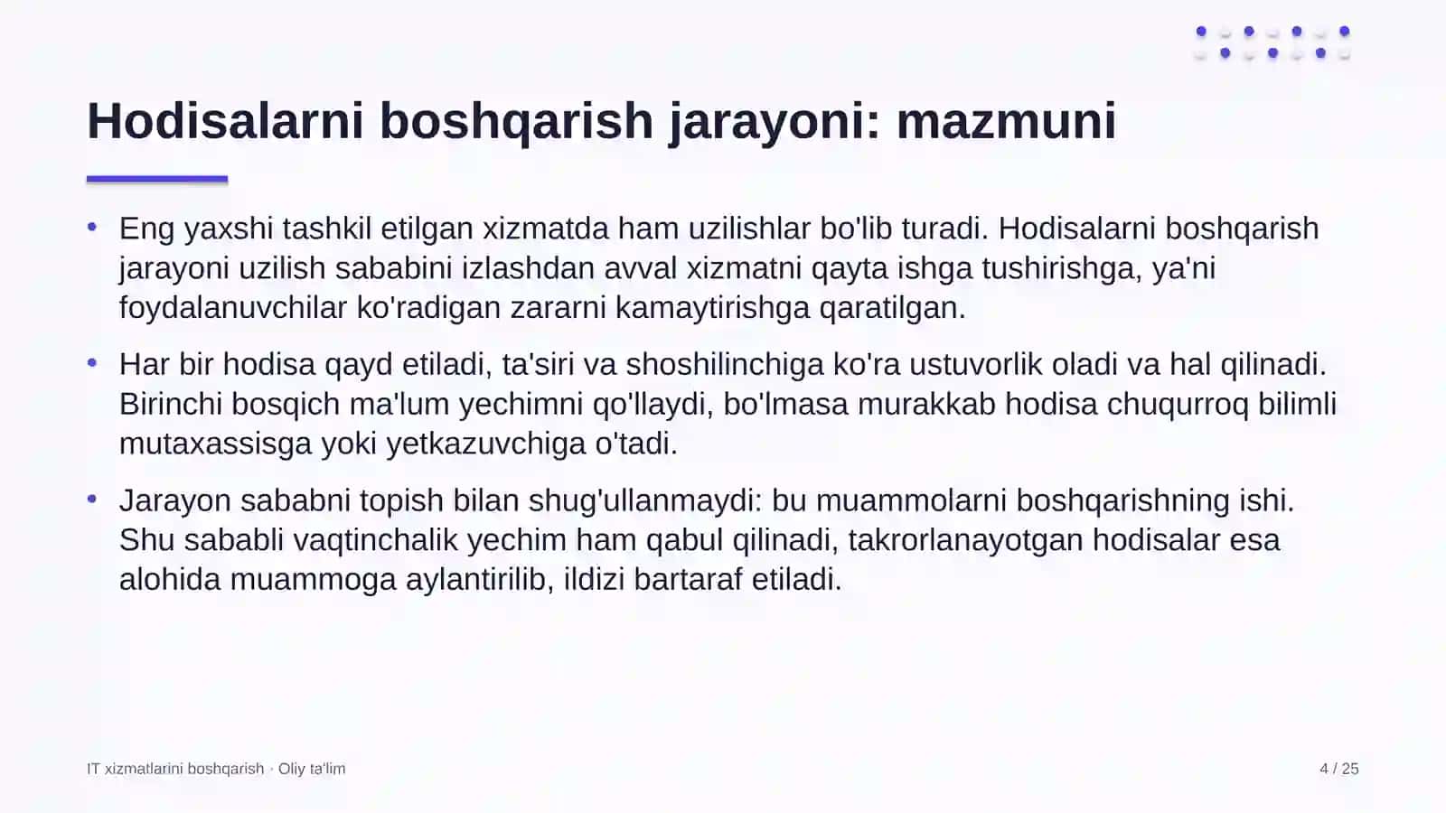 shamol elektr stansiyalarida hodisalarni boshqarish jarayonini joriy etish 8198 4