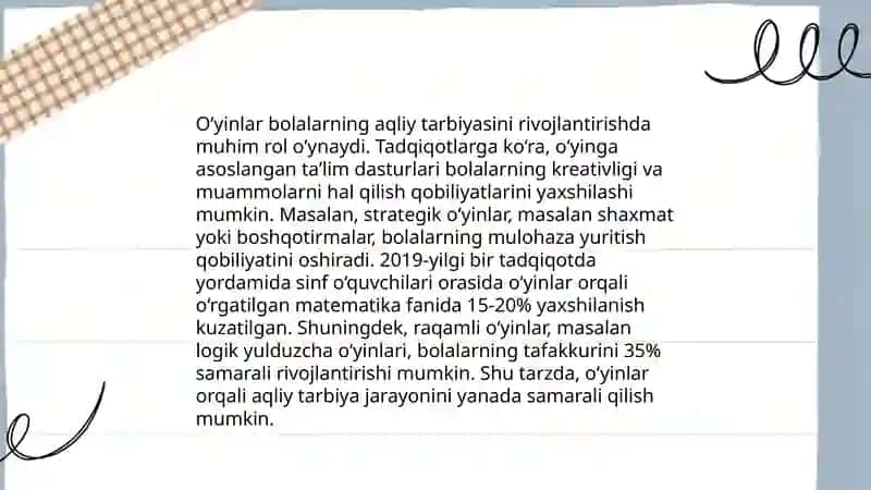 Aqliy tarbiya mazmuni va ahamiyati 4