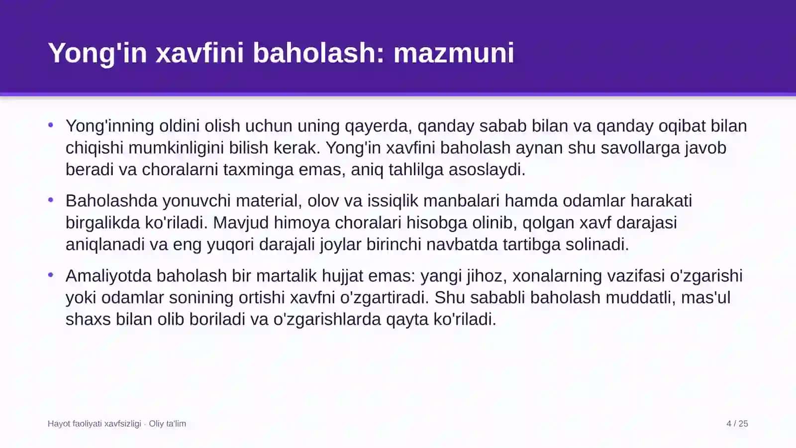Xususiy bog'chalarda yong'in xavfini baholash 4