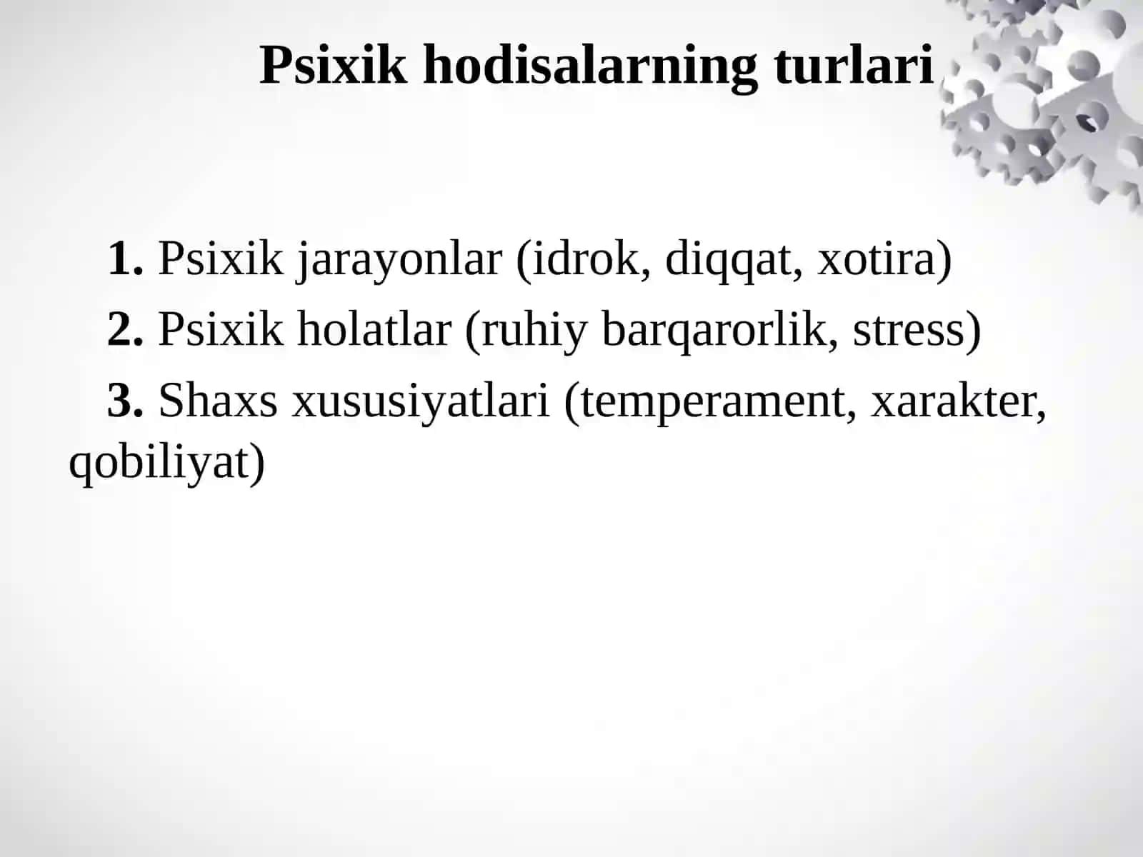 Psixologiya fanlarini o'qitish tamoyillari 4