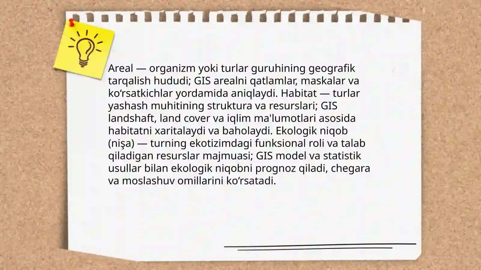 GIS texnologiyasi yordamida oʻsimlik yoki hayvonlar arealini xaritalash mavzusida taqdimot pdf 4