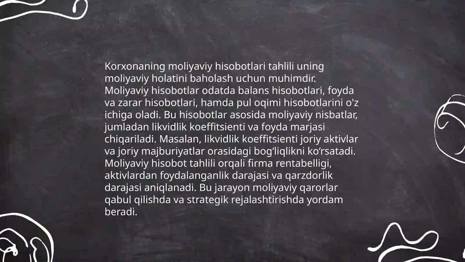 Kredit layoqatliligini tahlil qilish usullari 4
