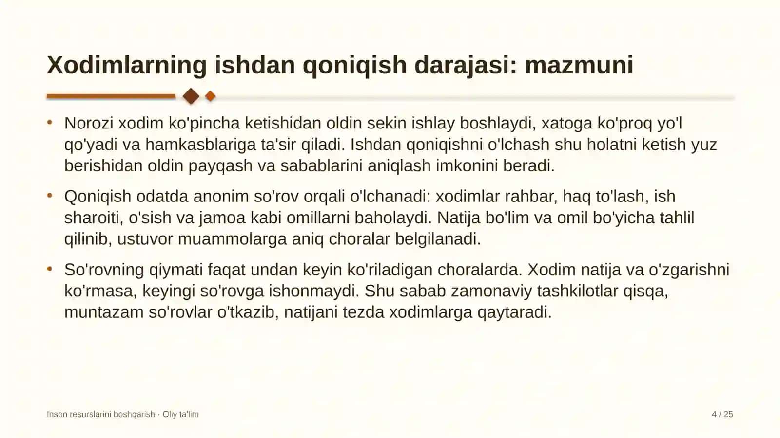 vazirliklarda xodimlarning ishdan qoniqish darajasi 6201 4