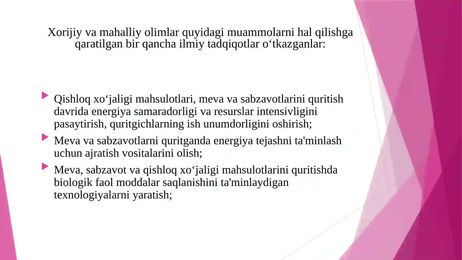 MAHSULOTLARNI QURITISH 4