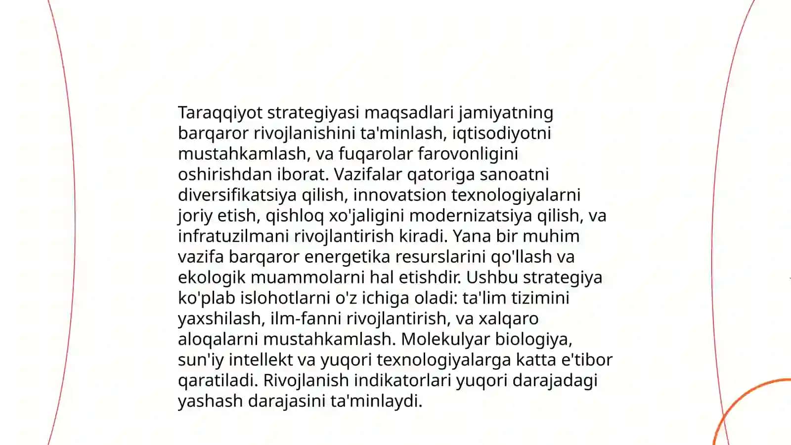 Harakatlar strategiyasidan taraqqiyot strategiyasi sari 4
