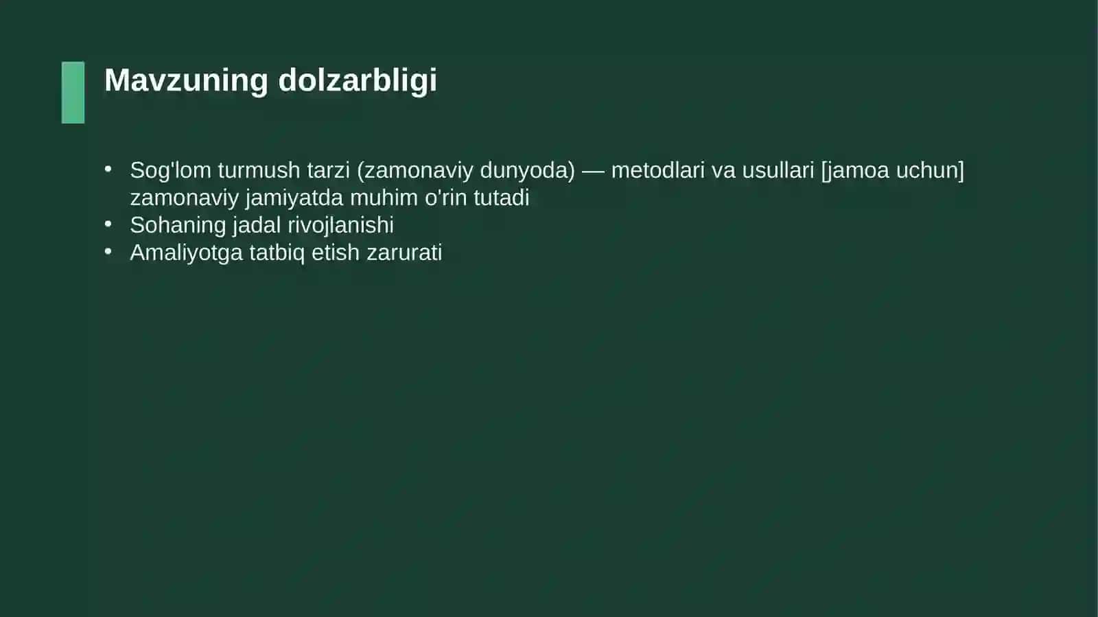 Sog'lom turmush tarzi (zamonaviy dunyoda) — metodlari va usullari [jamoa uchun] 4